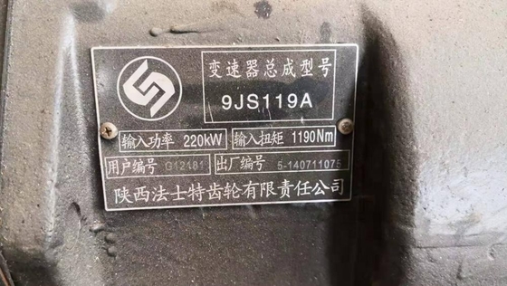 60148872 Bộ truyền động 9JS119A RPP (G12181) PTO FAST Fashite cho Cần cẩu SANY STC250