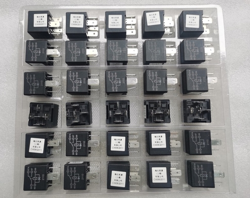 Hella Relay 4RD 933 332-09 5 PIN 24V Phụ Tùng Máy Xây Dựng 10/20A Cho SANY