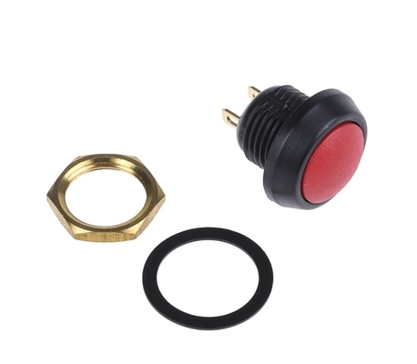 60319749 Công tắc nút nhấn 59-512 RS 248-8907 400mA 32V RED (ITW) SPST dành cho xe nâng Reacher Stacker của SANY