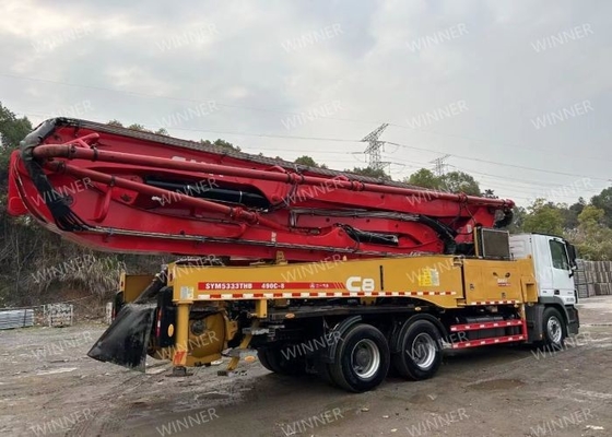 2019 Xe bơm bê tông đã qua sử dụng Máy bơm bê tông cũ 49M 3 trục