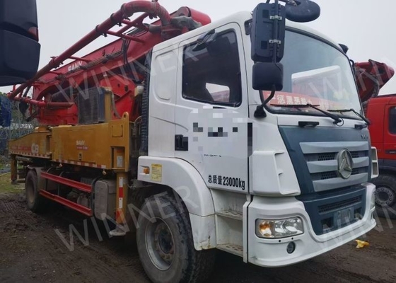 Xe tải bơm tay 2 trục 2019 Xe tải bê tông đã qua sử dụng 37m với khung gầm SANY