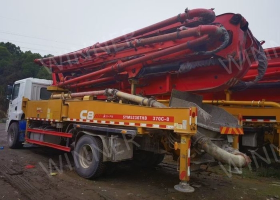 Xe tải bơm tay 2 trục 2019 Xe tải bê tông đã qua sử dụng 37m với khung gầm SANY