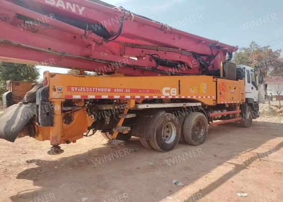 Xe Bơm Bê Tông SANY 3 Trục SYM5339THBDW 490C-8S Đã Qua Sử Dụng Năm 2016