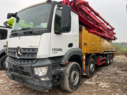 2020 SANY 56m Xe bơm bê tông cũ với khung gầm Benz